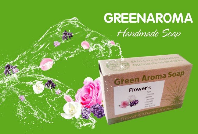 Xà phòng dưỡng da cao cấp – Greenaroma Flower’s Soap