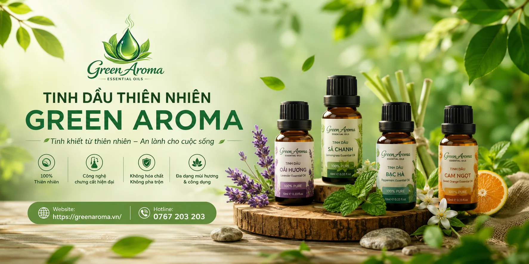 tinh dau green aroma